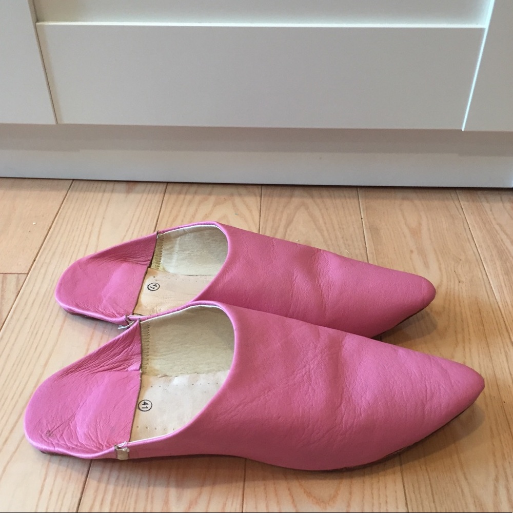 Pink Moroccan Babouches